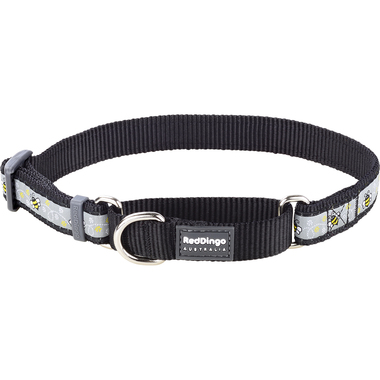 Red Dingo Bumble Bee Black Martingale Dog Collar