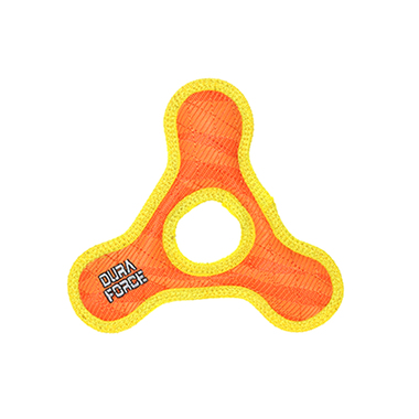 DuraForce Triangle Ring Orange Dog Toy