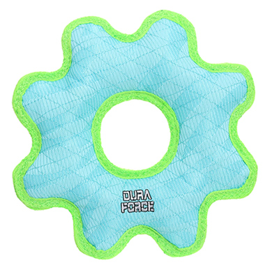 DuraForce Gear Ring Dog Toy (Turquoise)