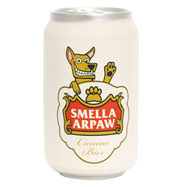 Silly Squeaker Beer Can " Smella Arpaw"