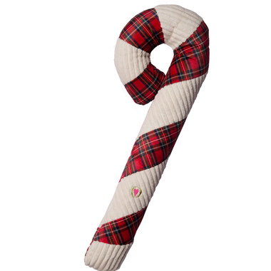 Hugglehounds Totally Tartan Candy Cane, Large