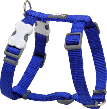 Red Dingo Plain Dark Blue Dog Harness