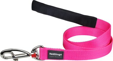 Red Dingo Plain Hot Pink 1.2m Dog Lead