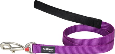 Red Dingo Plain Purple 1.2m Dog Lead