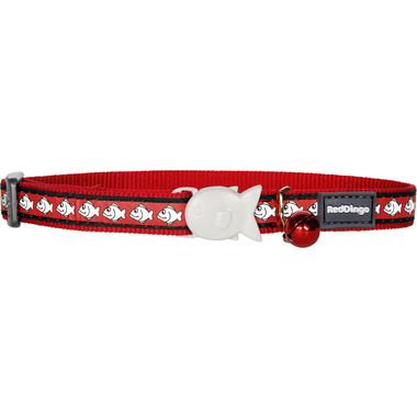 Red Dingo Reflective Red Cat Collar